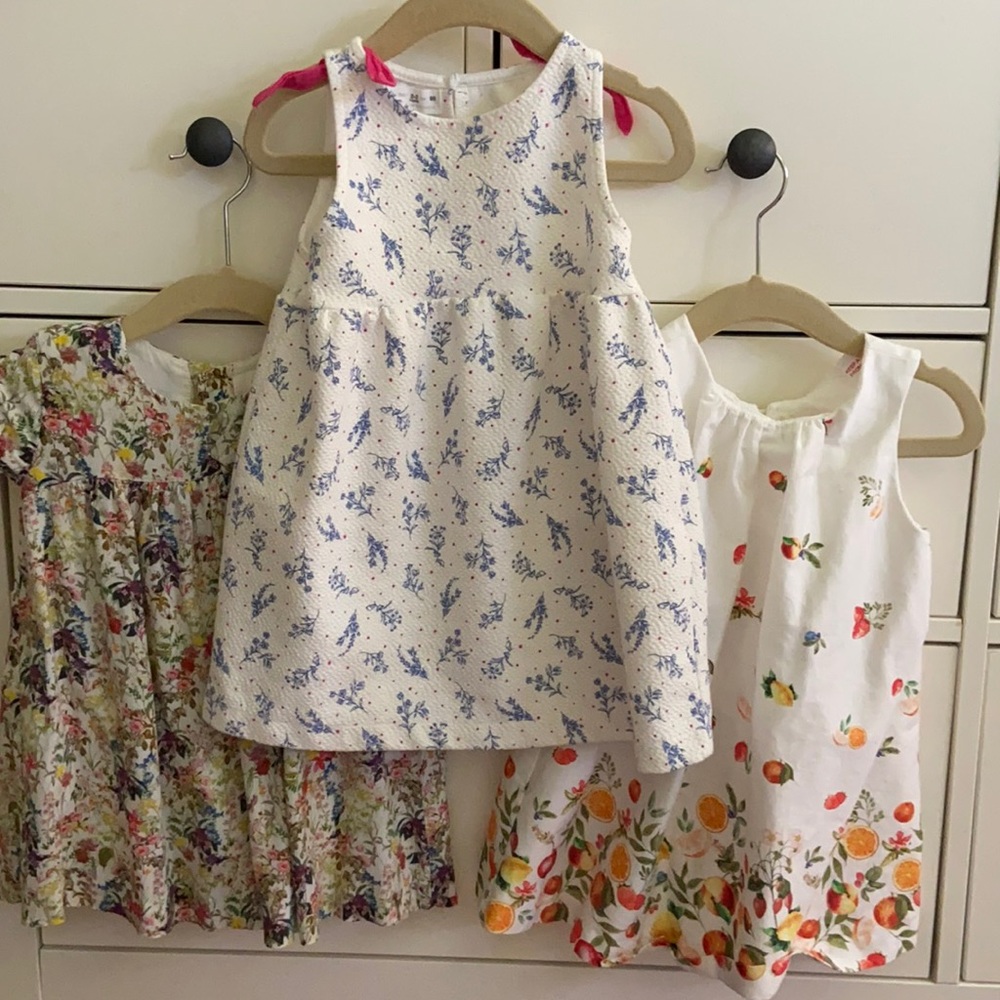 Zara lot of 3 dresses 2-3 years